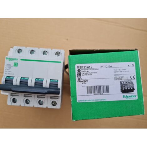 C60N 4P C 10A SCHNEIDER M9F11410 Disjoncteur