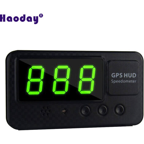 C60S-velocímetro Universal GPS HUD para coche, pantalla frontal con alarma de exceso de velocidad, sin instalación, Compatible con coches y camiones, sin caja