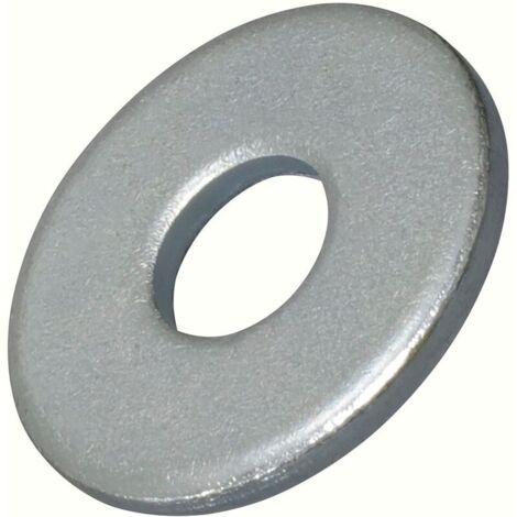 C62085 - Confezione da 20 rondelle piatte larghe - M8x24mm H 2mm - Acciaio zincato DIN9021