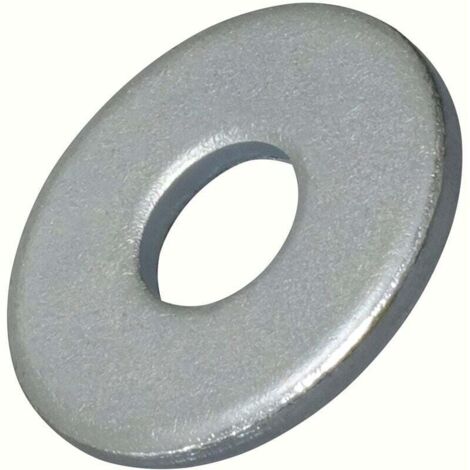 C62085 - Lot de 20 Rondelles plates larges - M8x24mm H 2mm - en Acier Zingué DIN9021