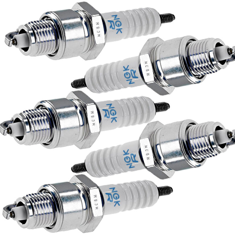 C7E, 5 Pack, NGK Spark Plug, NGK Spark Plug for Motorcycle, Curved Beam Spark Plug for Car Scooter