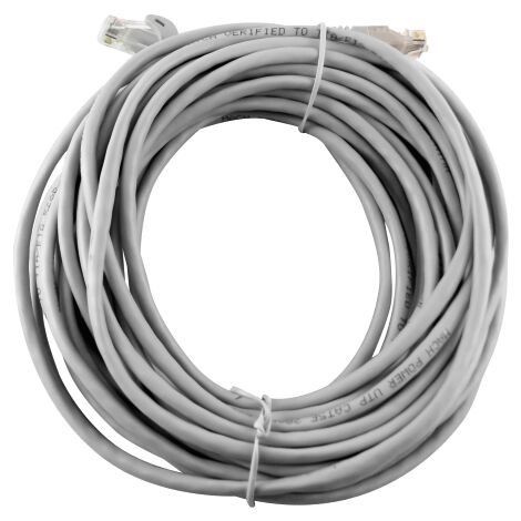 CA ble LAN 20 mt UTP cat 5 connecteur RJ45 gris connexion rA seau internet