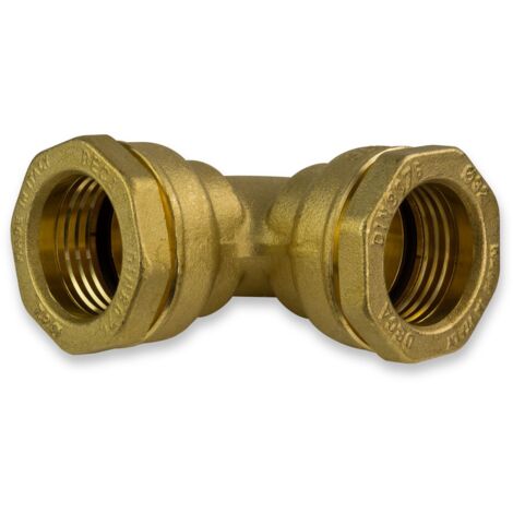 CA Winkelverschraubung für PE-Kunststoffrohr 25 mm