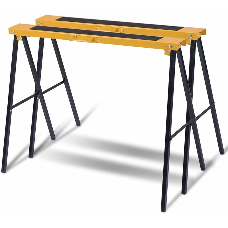 Caballete de Metal Plegable Caballete Andamio Cada Carga 125kg Banco de