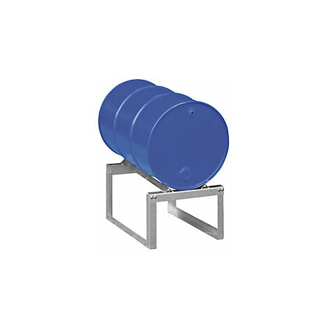 Caballete para bidones  para 1 bidón de 200 litros  galvanizado