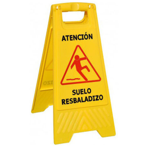 Caballete señal suelo mojado 62cm 91033