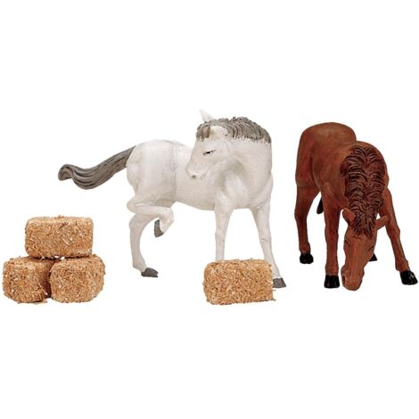 CABALLOS CON HENO
