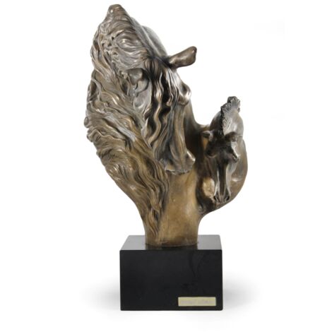 Caballos fresan madre y potro - estatuilla de caballo exclusiva, diseño interior de lujo, edición única de figuras Art-Dog