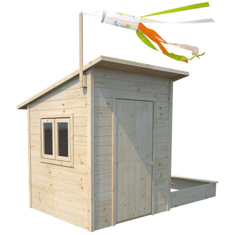 Cabane en bois avec bac à sable intégré PALM SPRINGS