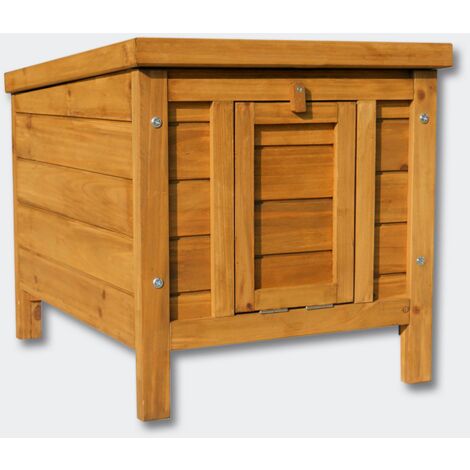 Cabane en bois pour lapins ou autres petits animaux WC