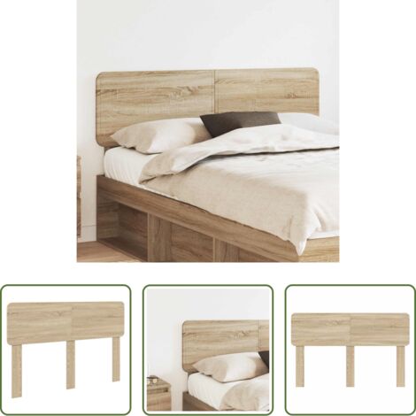 Cabecera de madera -  Cabecero Roble Sonoma 140 cm Madera contrachapada
