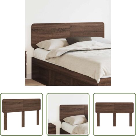 Cabecera moderna -  Cabecero Roble Marrón 160 cm Madera contrachapada