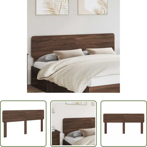 Cabecera moderna -  Cabecero Roble Marrón 180 cm Madera contrachapada