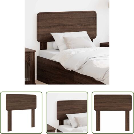 Cabecera moderna -  Cabecero Roble Marrón 90 cm Madera contrachapada