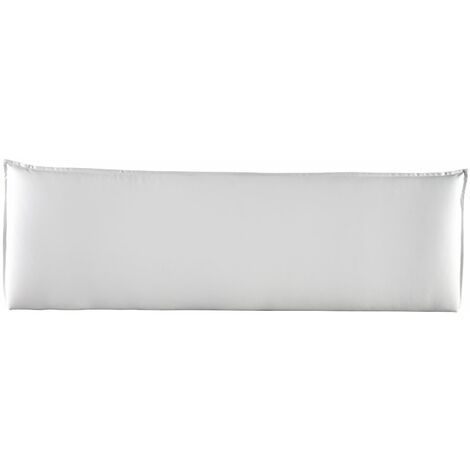 Cabecero de Cama 140 Muro Ladrillos de Polipiel 152x57x5cm Blanco