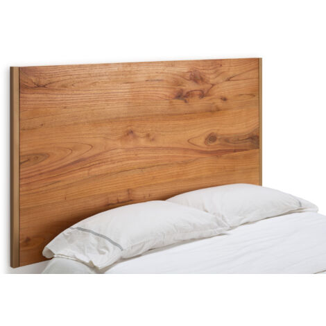 Cabecero 190X3X90 Madera Natural/Metal Dorado