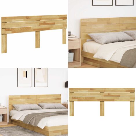 Cabecero 200 cm Madera Maciza Roble - Cabecero de roble - Cabecero de dormitorio