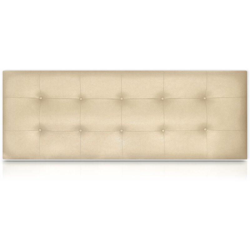 

Cabecero Artemisa Tapizado en Polipiel Beige de SonnoMattress 145X55x8cm
