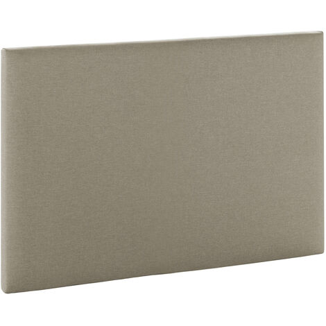 Cabecero Aura tapizado en tela Beige 90x60 cm