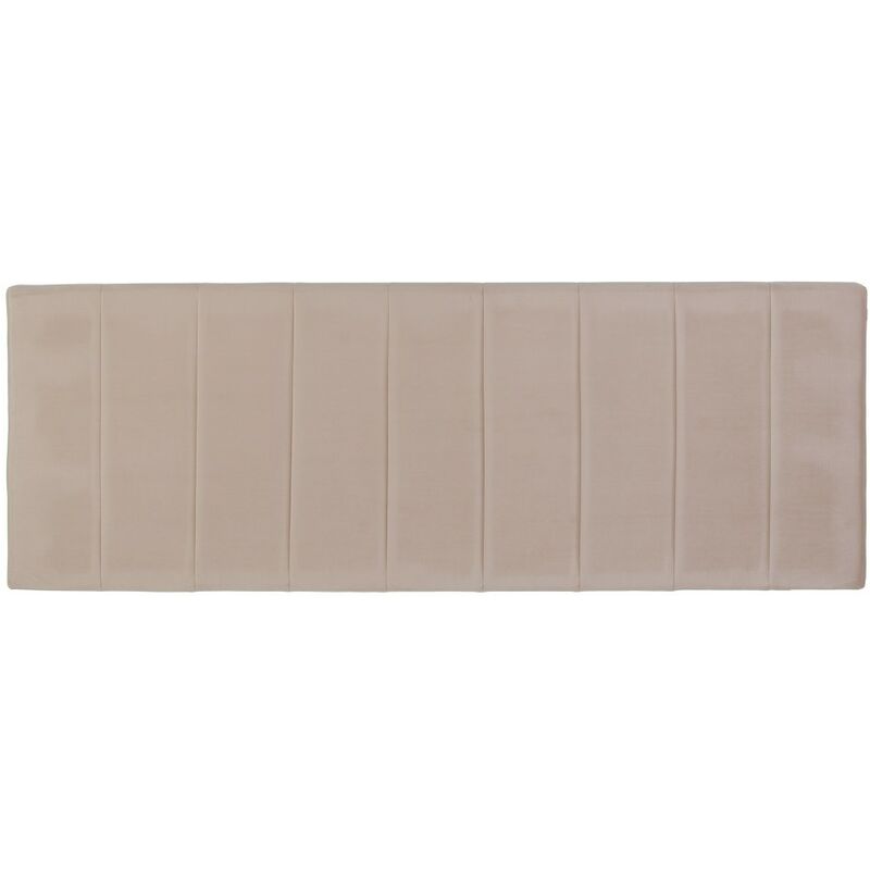 

Cabecero Beige Tapizado En Tericiopelo Para Cama De 150/180Cm