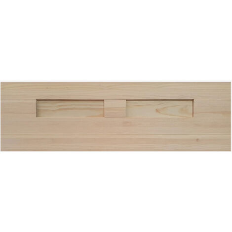 Cabecero Cama plafón cerrado madera pino modelo DINAMARCA