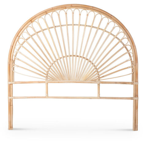 Cabecero cama Wabi Home de ratán