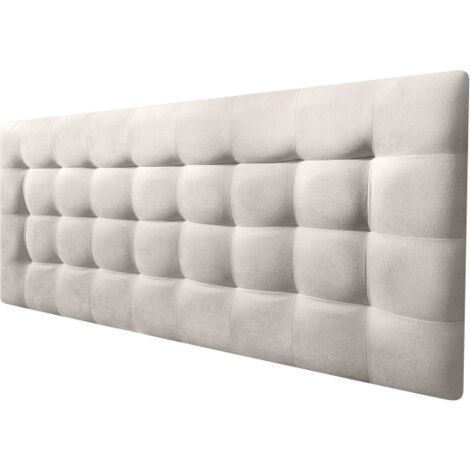 Cabecero Cama CANADÁ DELUXE tapizado tejido antimanchas Beige 165x70cm
