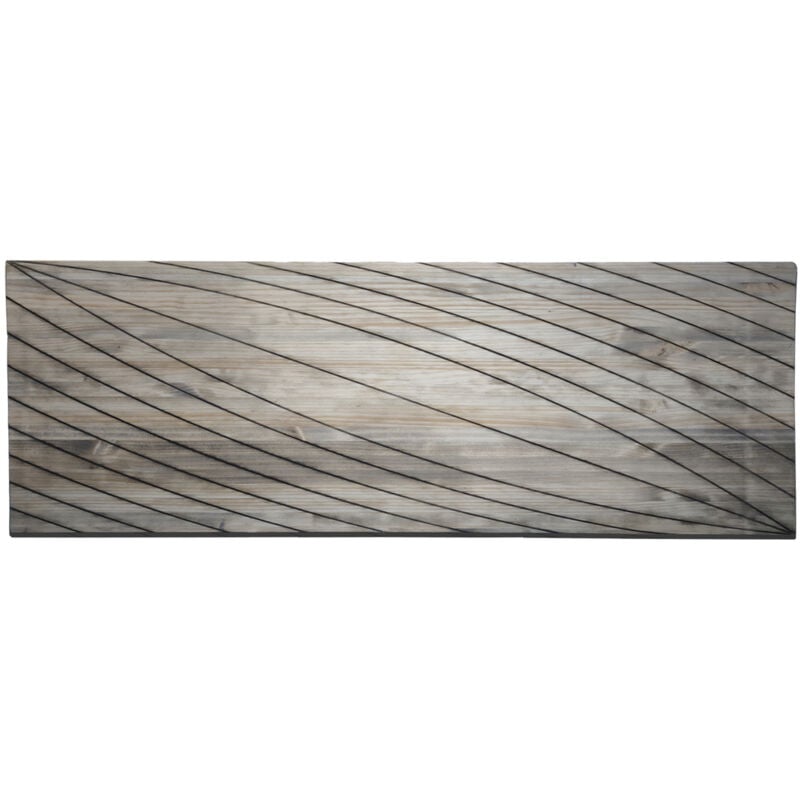 

Cabecero Cama Hoja de Madera de Pino maciza 180x60cm acabado vintage X180X60 cm - 1.8 - Efecto Vintage - Box Furniture