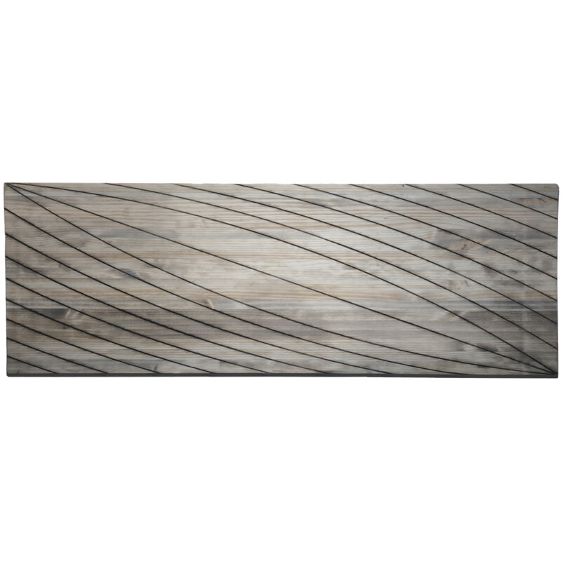 

Cabecero Cama Hoja de Madera de Pino maciza 160x60cm acabado vintage X160X60 cm - 1.8 - Efecto Vintage - Box Furniture
