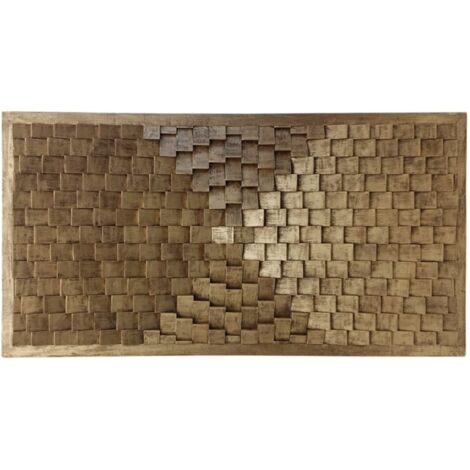 Cabecero Cama Mango 160X5X80 Moderno Dorado
