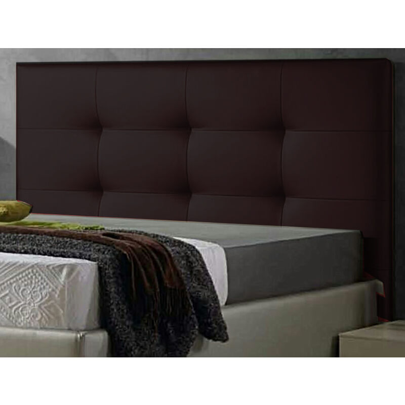 

Cabecero cama polipiel moderno 165*70cm TEXAS marron wengue