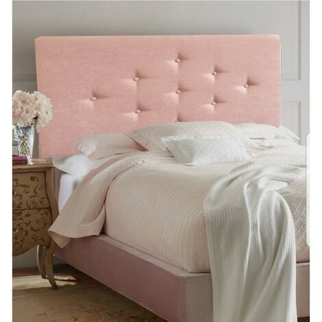 Cabecero cama ODELE apto camas 150 cm, cuadrado acolchado tapizado