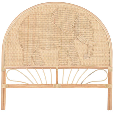 Cabecero Cama Ratan 153X4X149 Elefante Natural