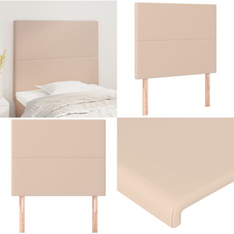 Cabecero Capuchino 90x5x118/128 cm Piel Sintética - Cabecero capuchino - Cabecero de cuero sintético