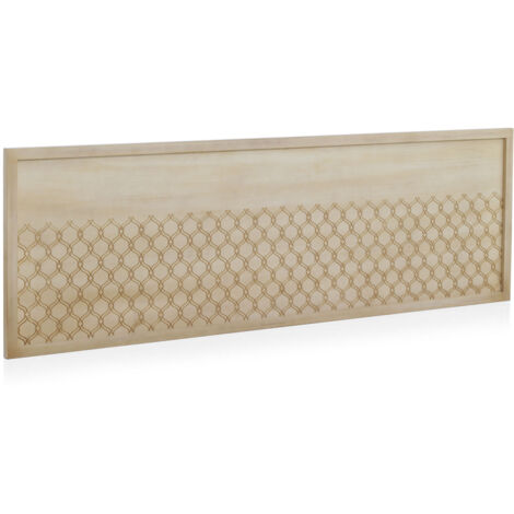 Cabecero Chapado Roble Acabado Marfil 185X60