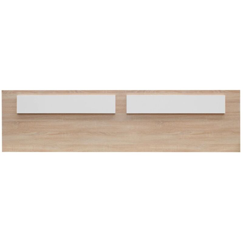 

Cabecero corrido modelo Basic acabado cambrian-blanco 58 cm(alto) 220cm(ancho)