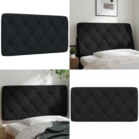 Cabecero de cama acolchado tela negro 100 cm - Cabecero acolchado - Cabecero negro