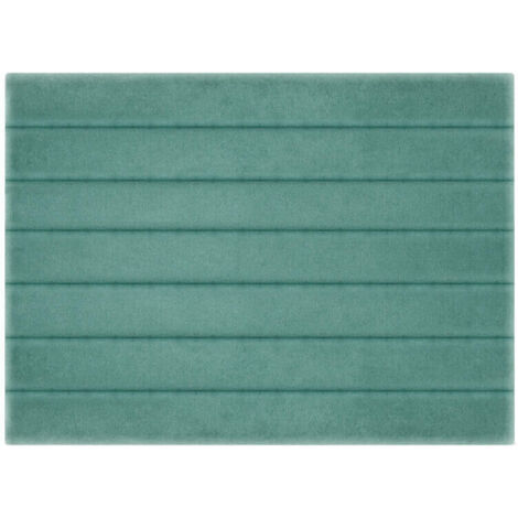 Cabecero de cama Africa tapizado terciopelo Verde - Cama de 105