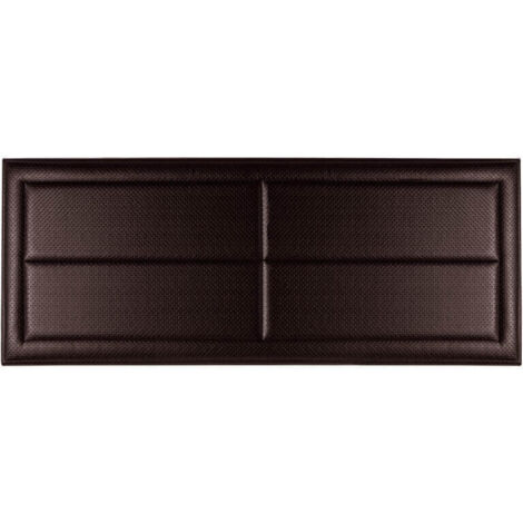 Cabecero de cama Camila tapizado polipiel  Wengue - Cama de 90