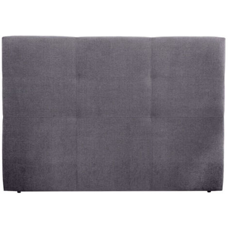 Cabecero de cama Deco tapizado en Tela  Cama de 135 - Antracita