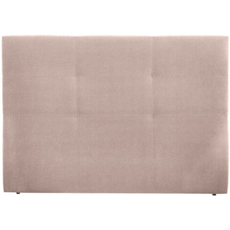 Cabecero de cama Deco tapizado en Tela Piedra - Cama de 135