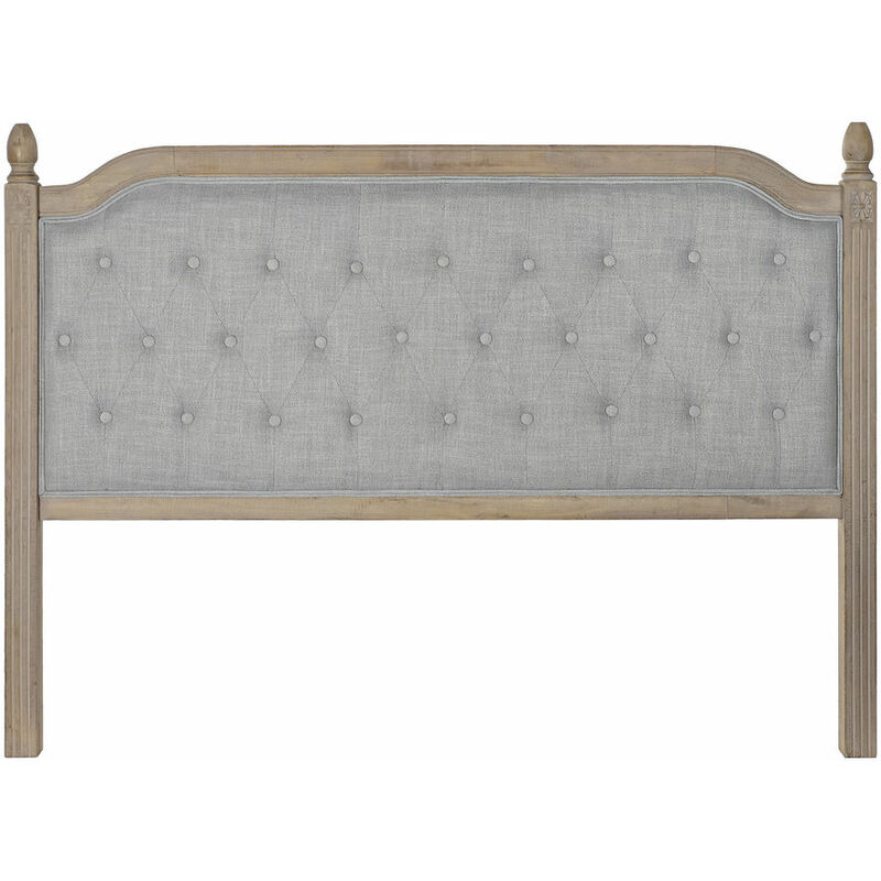 

Cabecero de Cama DKD Home Decor Gris Lino Madera de caucho (160 x 10 x 120 cm)