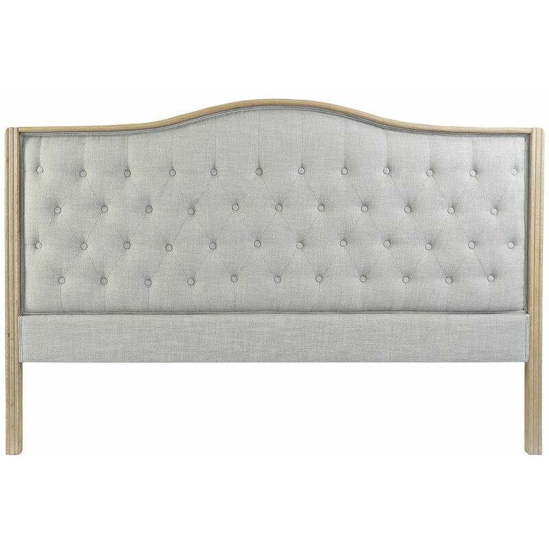

Cabecero de Cama DKD Home Decor Gris Lino Madera de caucho Natural (180 x 10 x 120 cm)