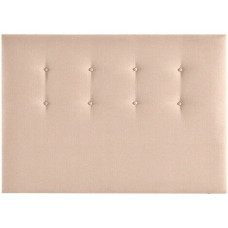 Cabecero de cama Etna tapizado en tela  Cama de 135 - Beige-Etna-(22)