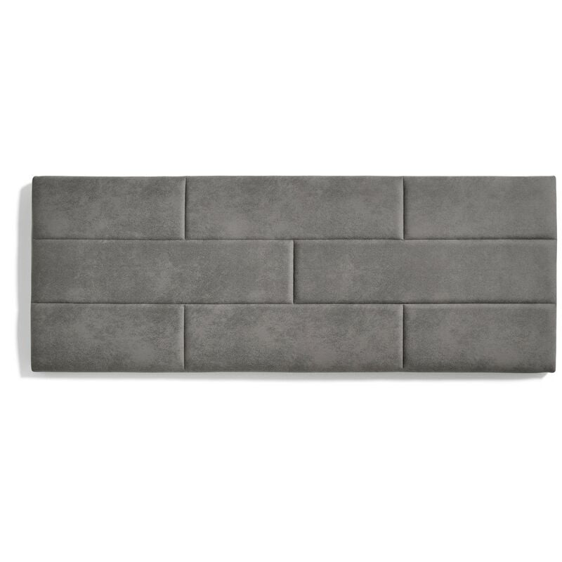 

Cabecero de Cama 100 Muro Ladrillos Tela Antimanchas 112x57x5cm Gris