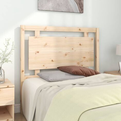Cabecero de cama madera maciza de pino 105,5x4x100 cm vidaXL