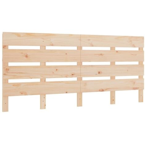Cabecero de cama madera maciza de pino 135x3x80 cm vidaXL