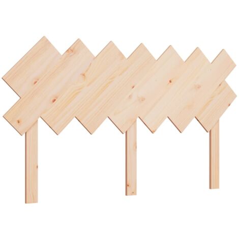 Cabecero de cama madera maciza de pino 151,5x3x81 cm vidaXL