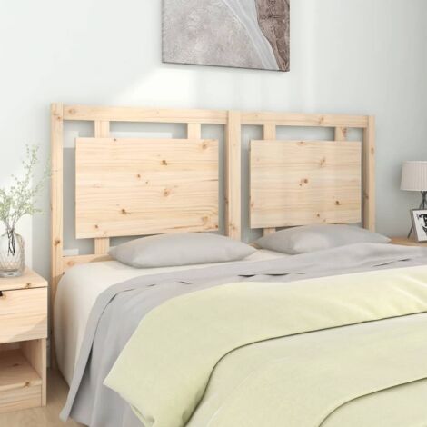Cabecero de cama madera maciza de pino 155,5x4x100 cm vidaXL