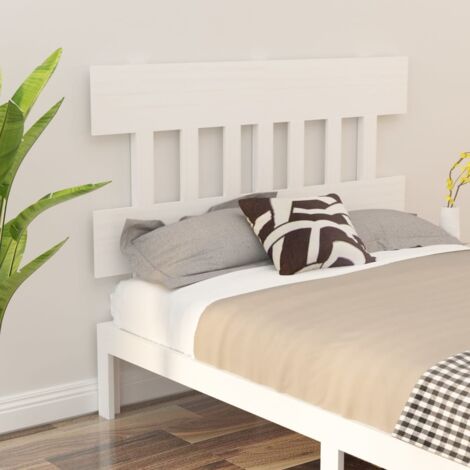 Cabecero de cama madera maciza de pino  203,5x3x81 cm